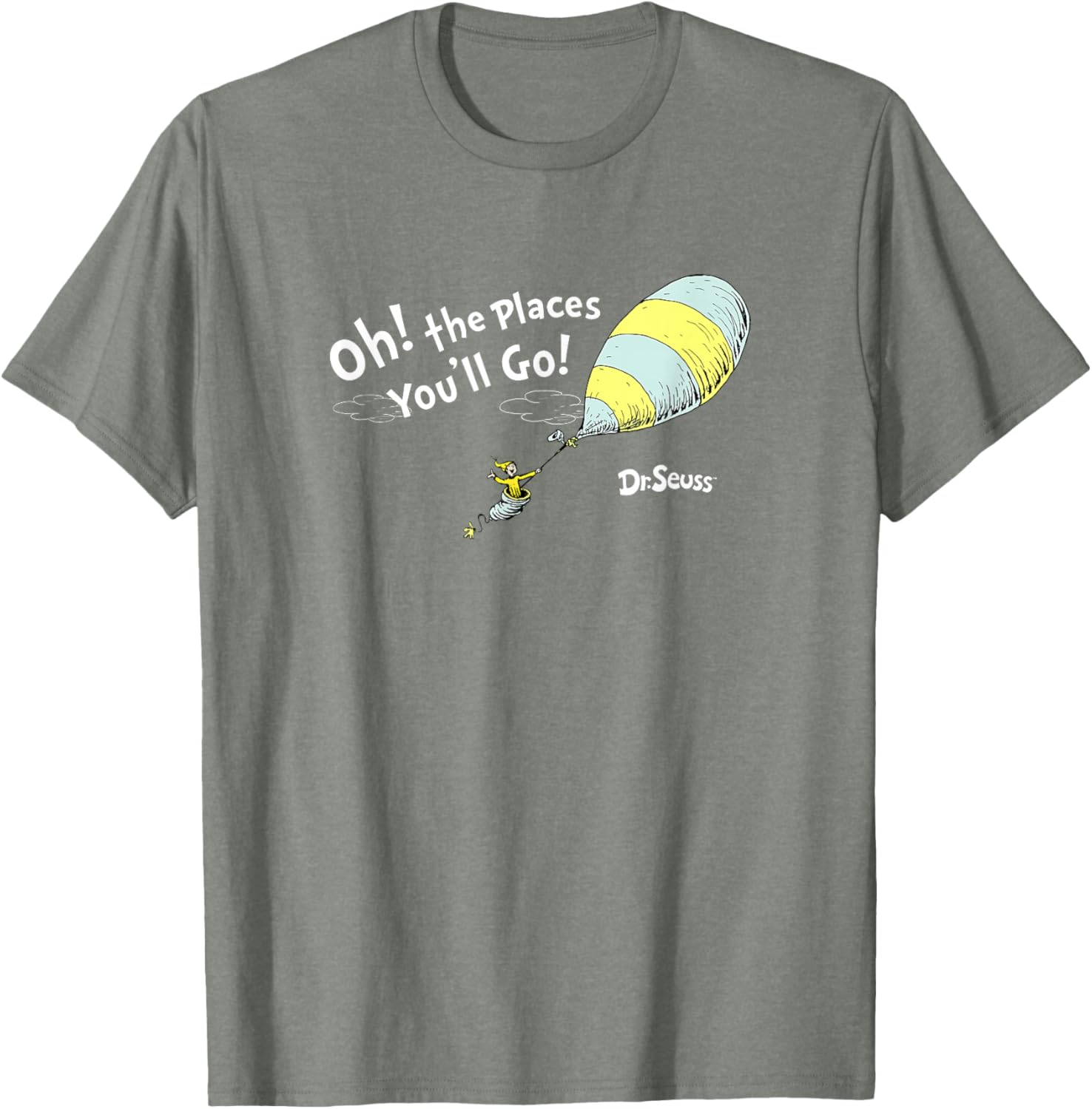 Dr. Seuss Oh the Places You'll Go T-Shirt for Kids and Adults - 7