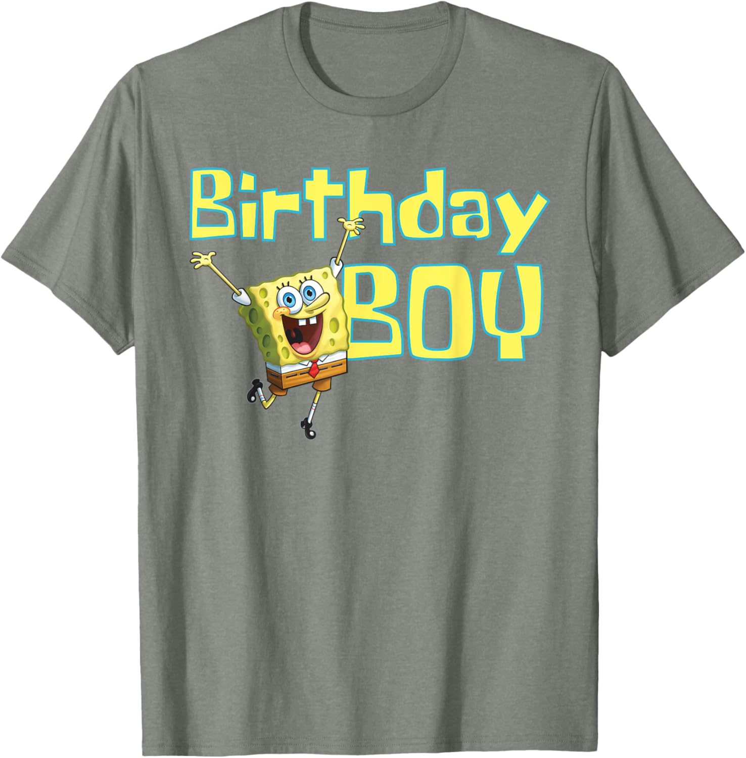 Mademark SpongeBob SquarePants Birthday Boy T-Shirt for Fun Celebrations - 14