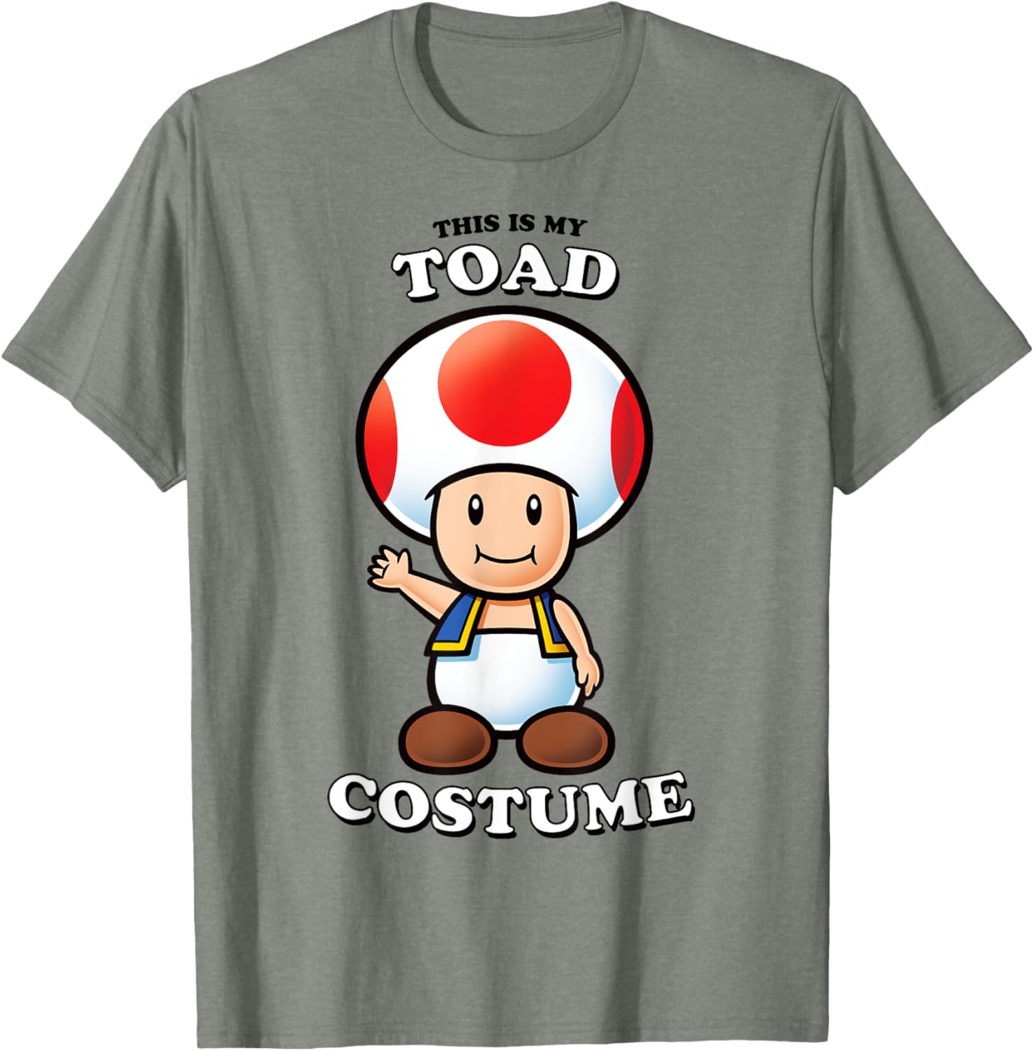 Super Mario Toad Costume T-Shirt for Fun Gaming Adventures - 7