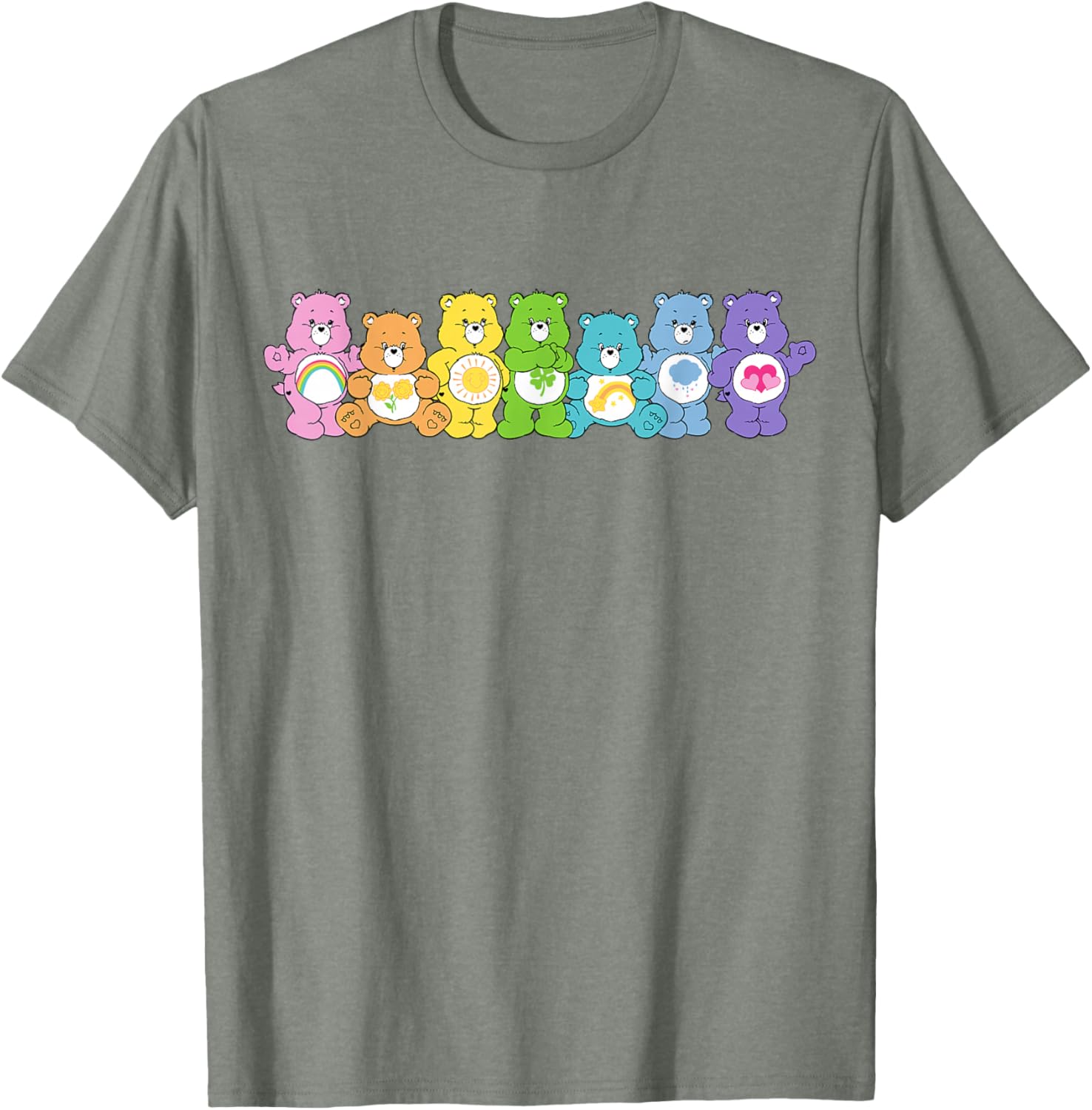 Care Bears Rainbow Kingdom Original Bears T-Shirt for Kids and Adults - 2