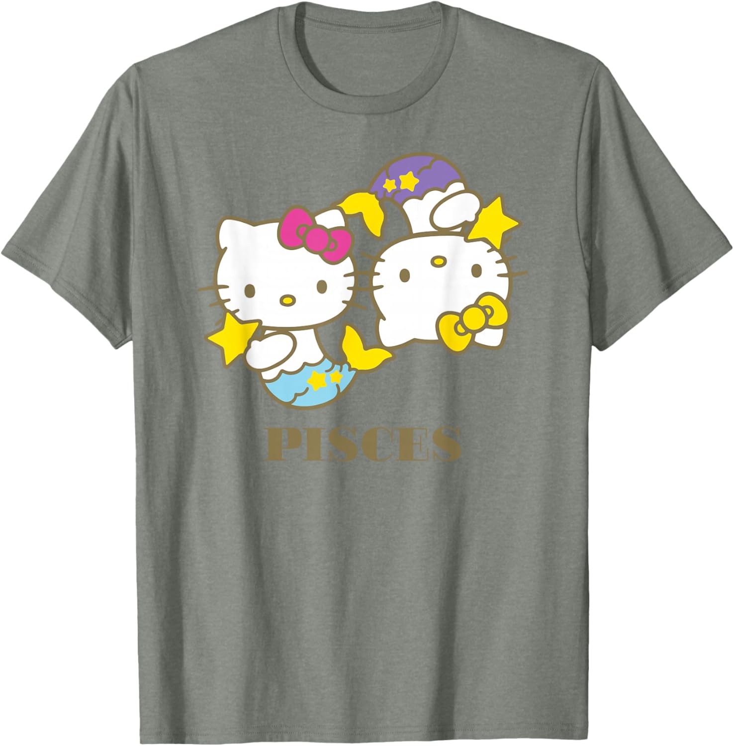 Hello Kitty Pisces T-Shirt Cute Zodiac Apparel for Women and Kids - 20