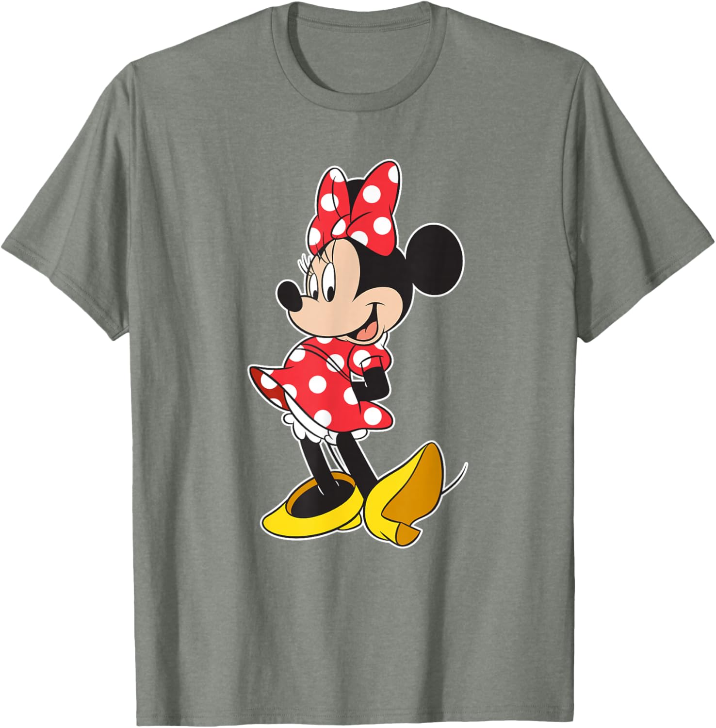 Cute Disney Minnie Mouse Classic Pose T-Shirt for Kids and Adults - 27