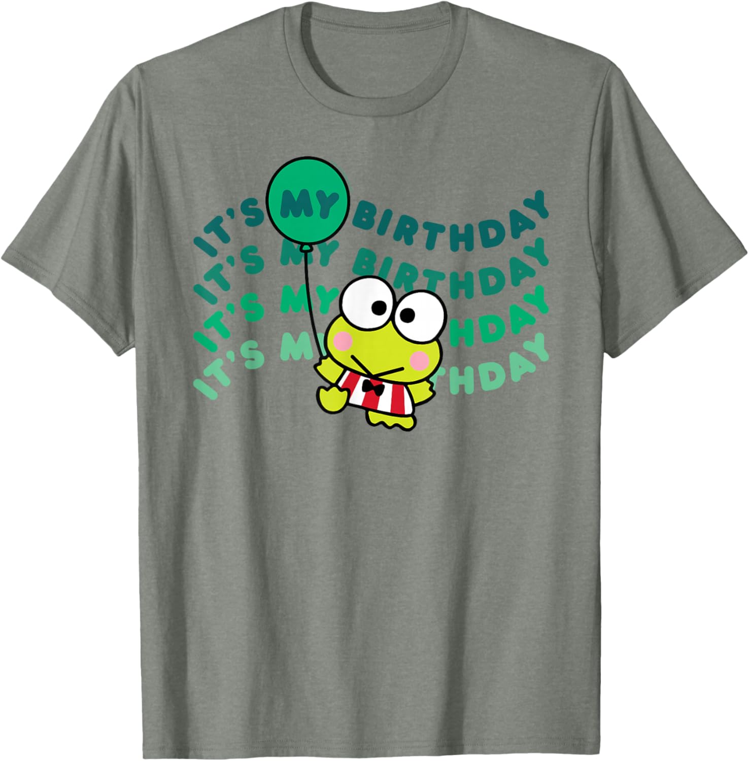 Keroppi It's My Birthday T-Shirt Fun & Cute Birthday Outfit for Kids - 4