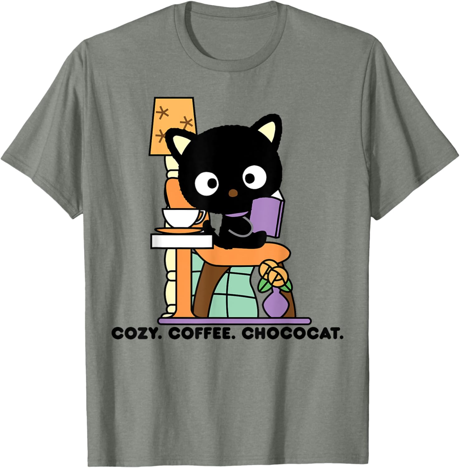 Chococat Cozy Coffee Cafe T-Shirt for Everyone - Fun & Stylish Design - 1