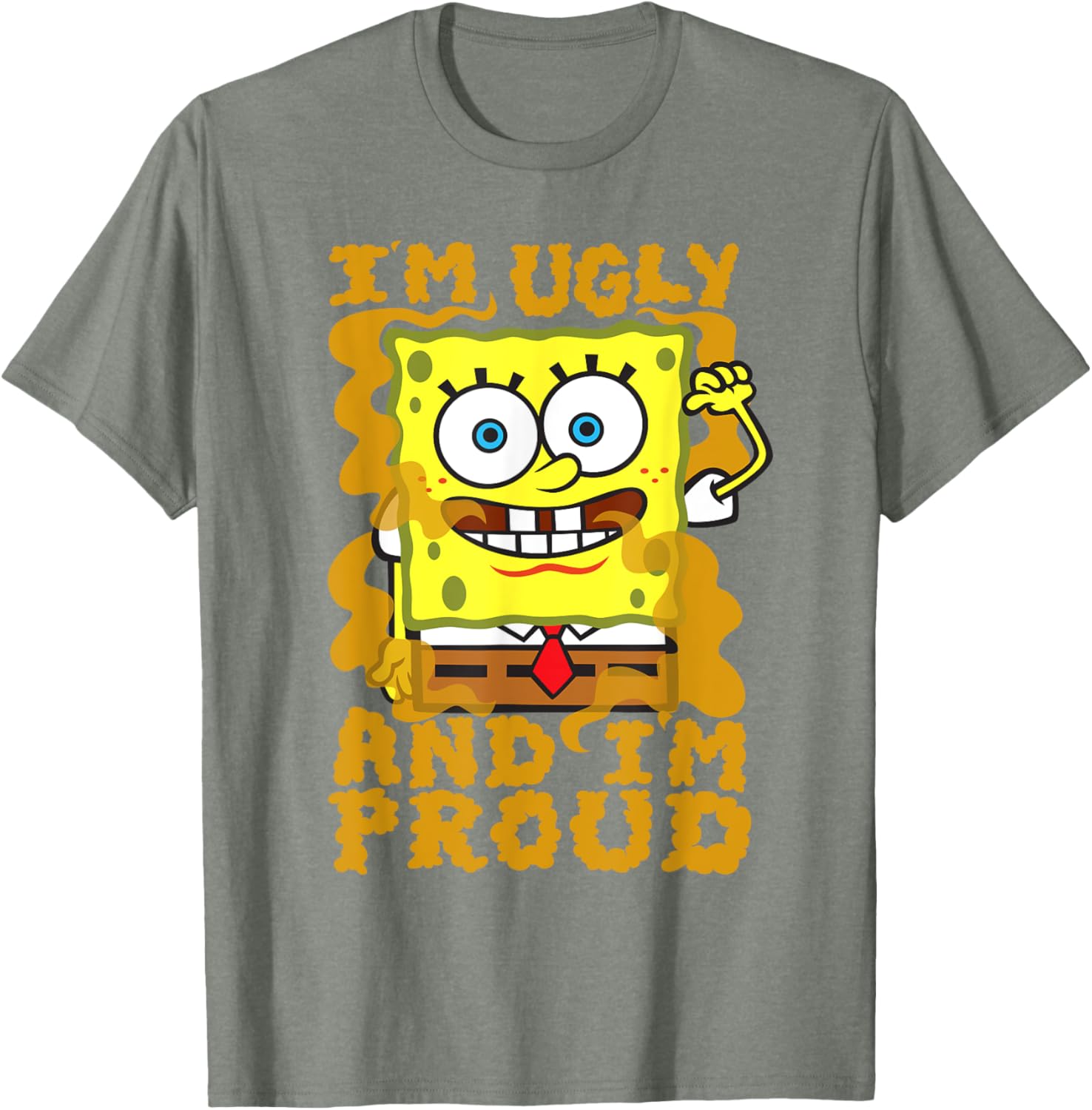 Mademark SpongeBob Im Ugly and Proud Funny T-Shirt for Men and Women - 20