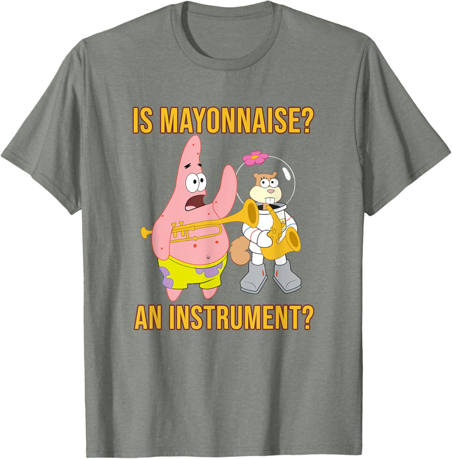 Mademark x SpongeBob Patrick & Sandy Mayonnaise Instrument T-Shirt - 10