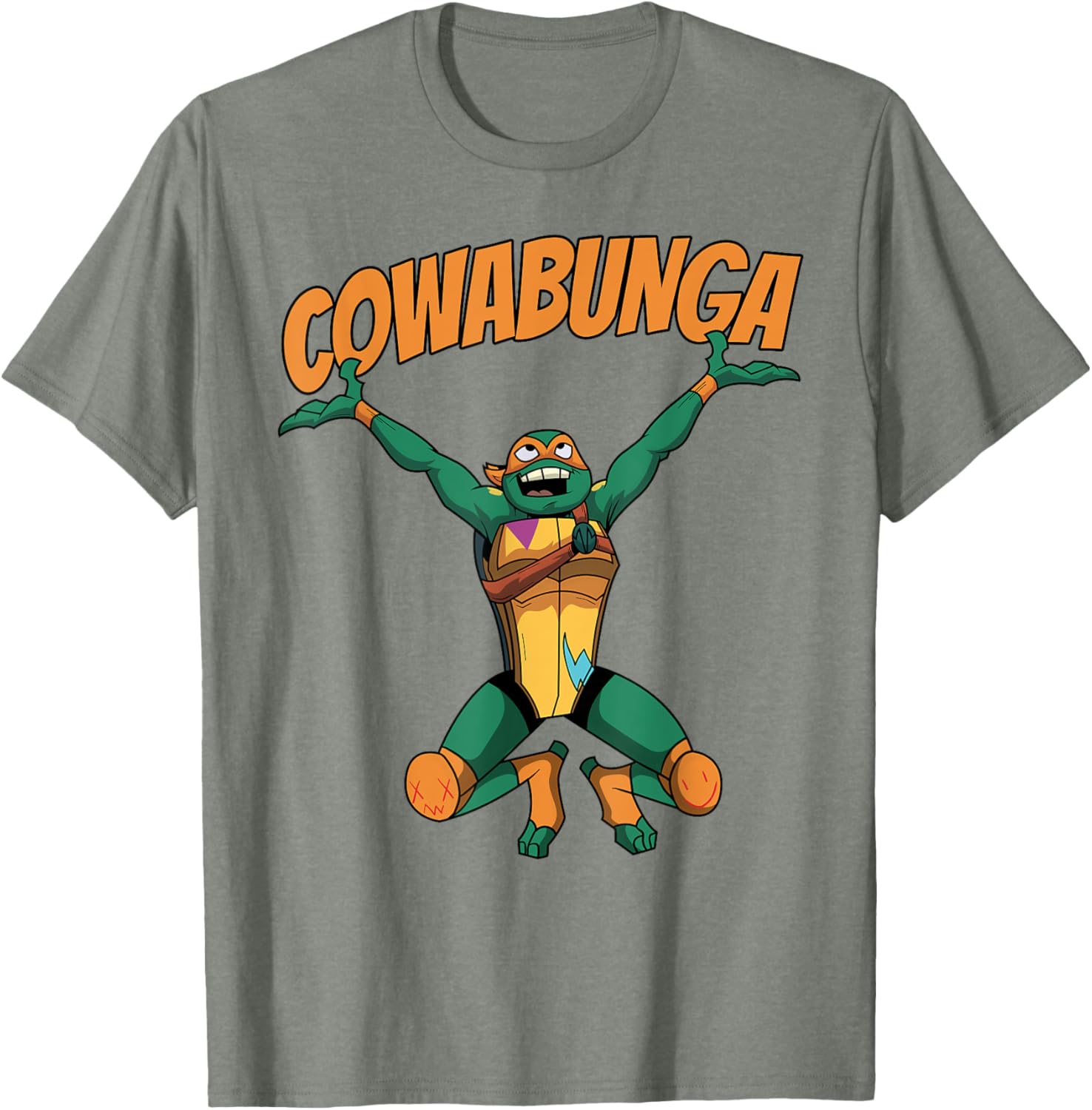 Mademark Teenage Mutant Ninja Turtles Mikey Cowabunga T-Shirt for Kids - 10