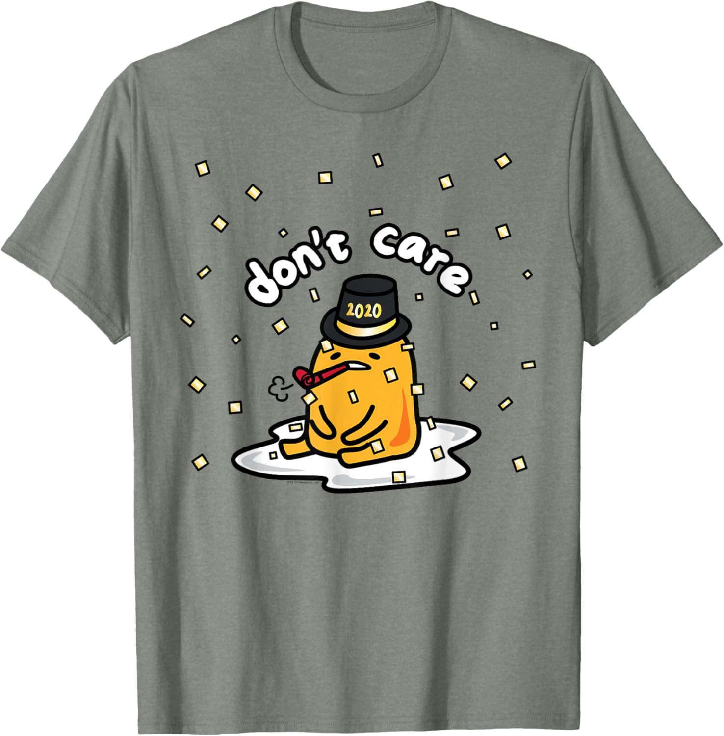Gudetama Lazy Egg Happy New Year 2020 T-Shirt for Fun Fashion Lovers - 19
