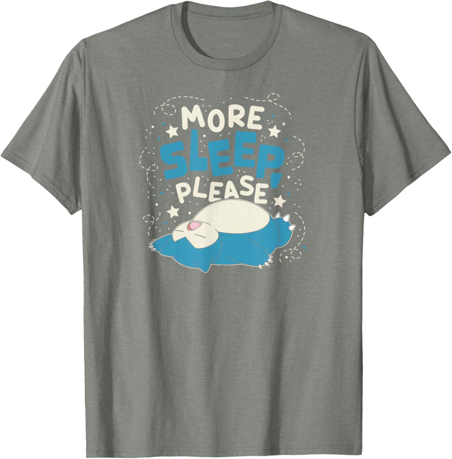 Snorlax More Sleep Please T-Shirt for Pokémon Fans - Comfy and Cute - 2