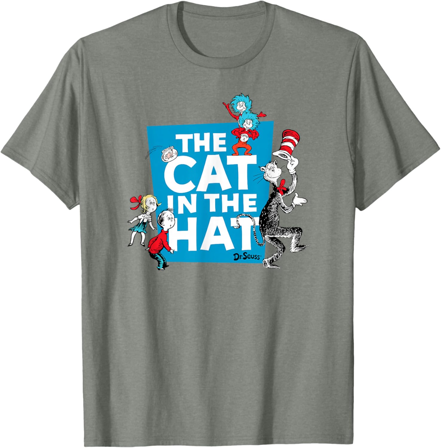 Dr. Seuss Cat in the Hat Characters T-Shirt for Kids and Adults - 14