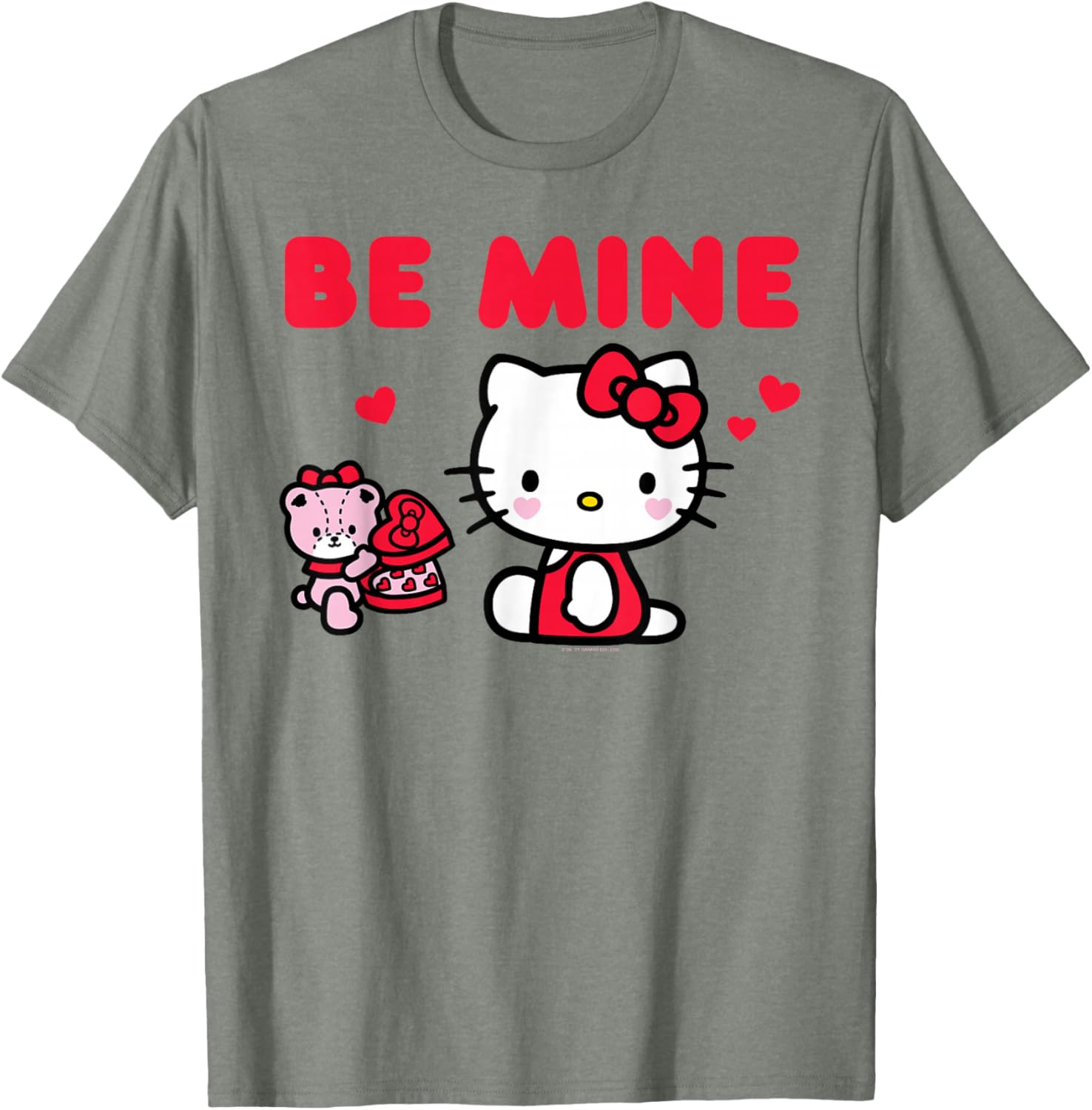 Cute Hello Kitty Be Mine Chocolates T-Shirt for Valentine's Day Fun - 20