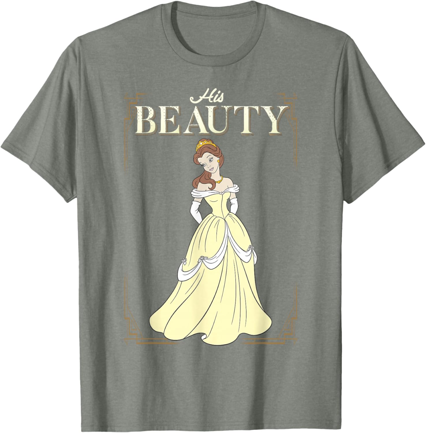 Disney Beauty and the Beast Belle Vintage Frame T-Shirt for Fans - 9
