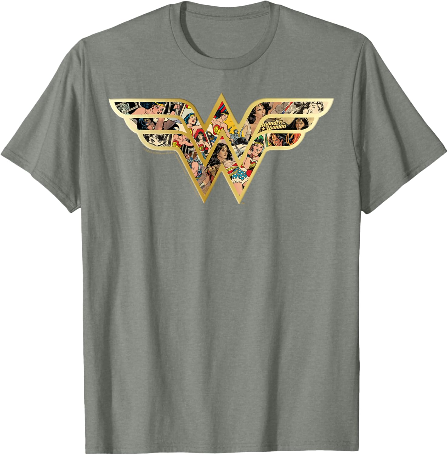 Wonder Woman Superhero Comic Logo T-Shirt for Fans and Collectors - 4