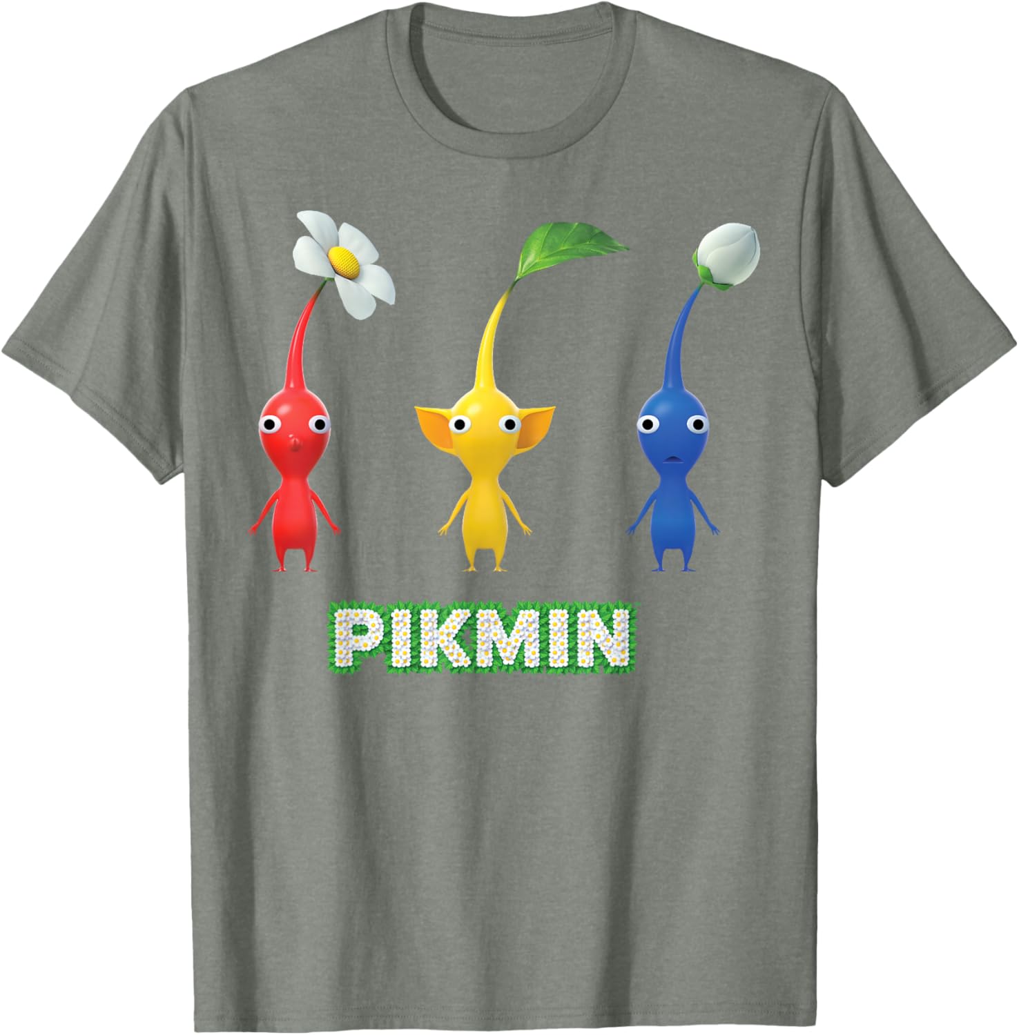 Nintendo Pikmin Trio T-Shirt for Fans of Fun and Adventure - 1