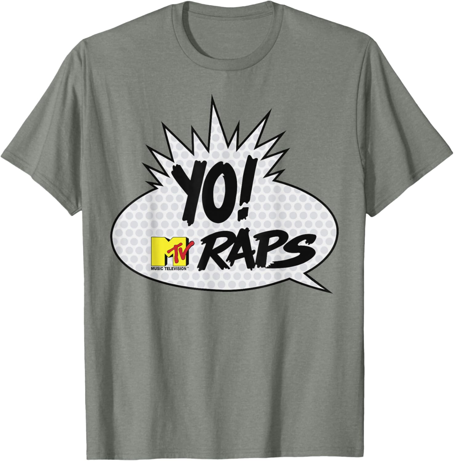 MTV Yo! MTV Raps Comic Book Talk Bubble T-Shirt for Music Lovers - 2