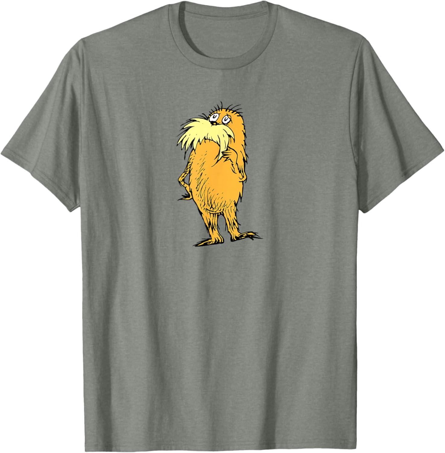 Dr. Seuss The Lorax Thinking T-Shirt for Kids and Adults - Fun Tee - 9