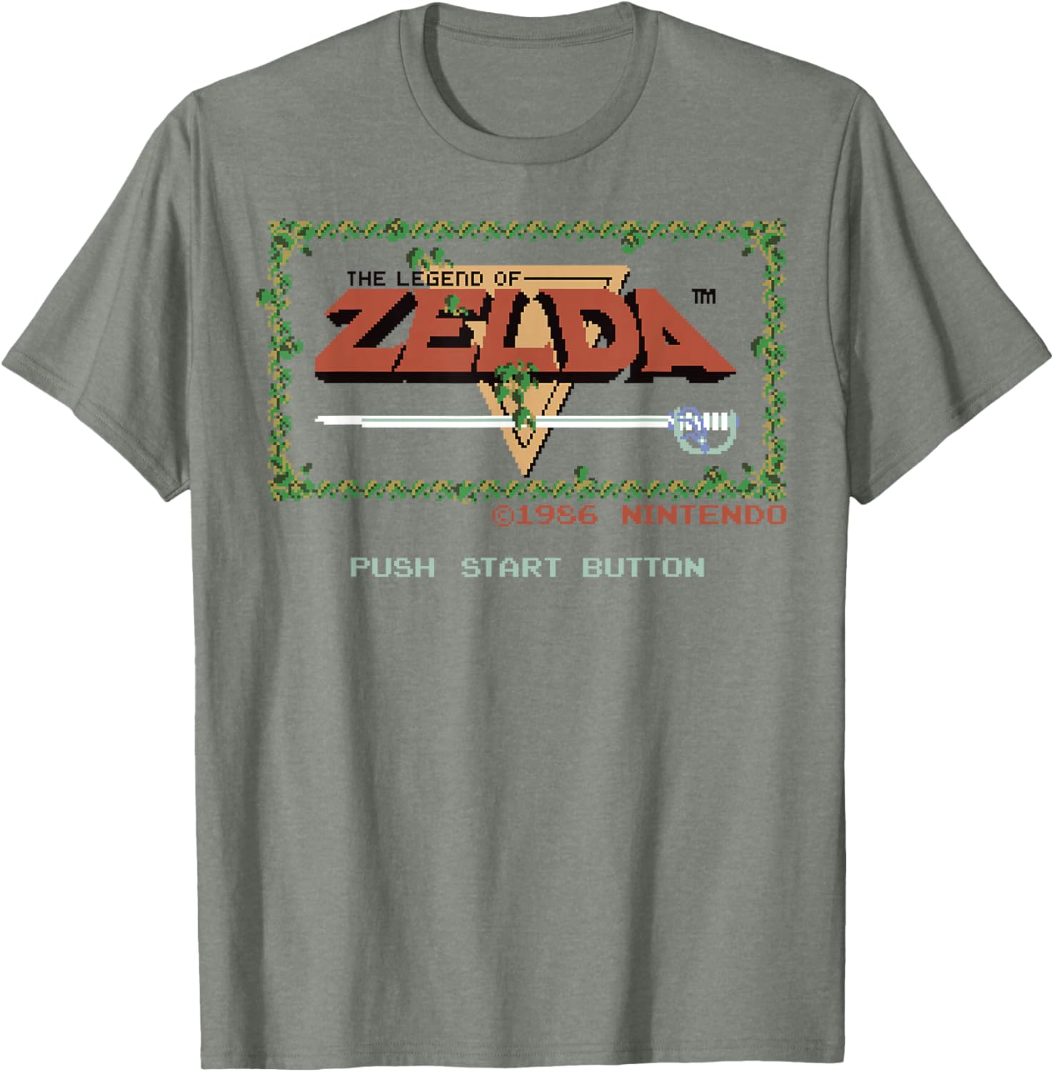 Nintendo Legend of Zelda Classic NES T-Shirt for Gaming Fans - 7