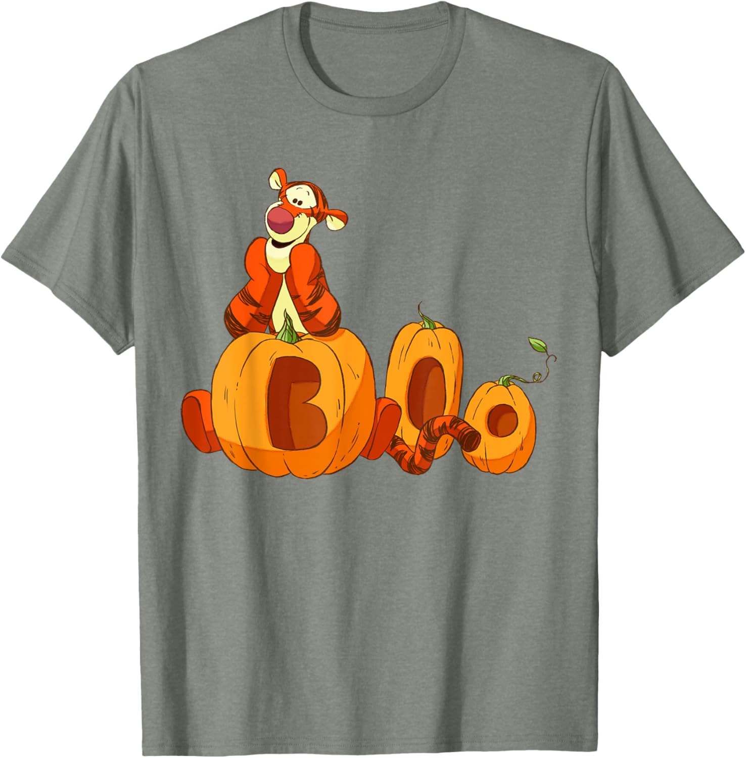 Disney Halloween Tigger Boo Pumpkin T-Shirt for Kids and Adults - 9