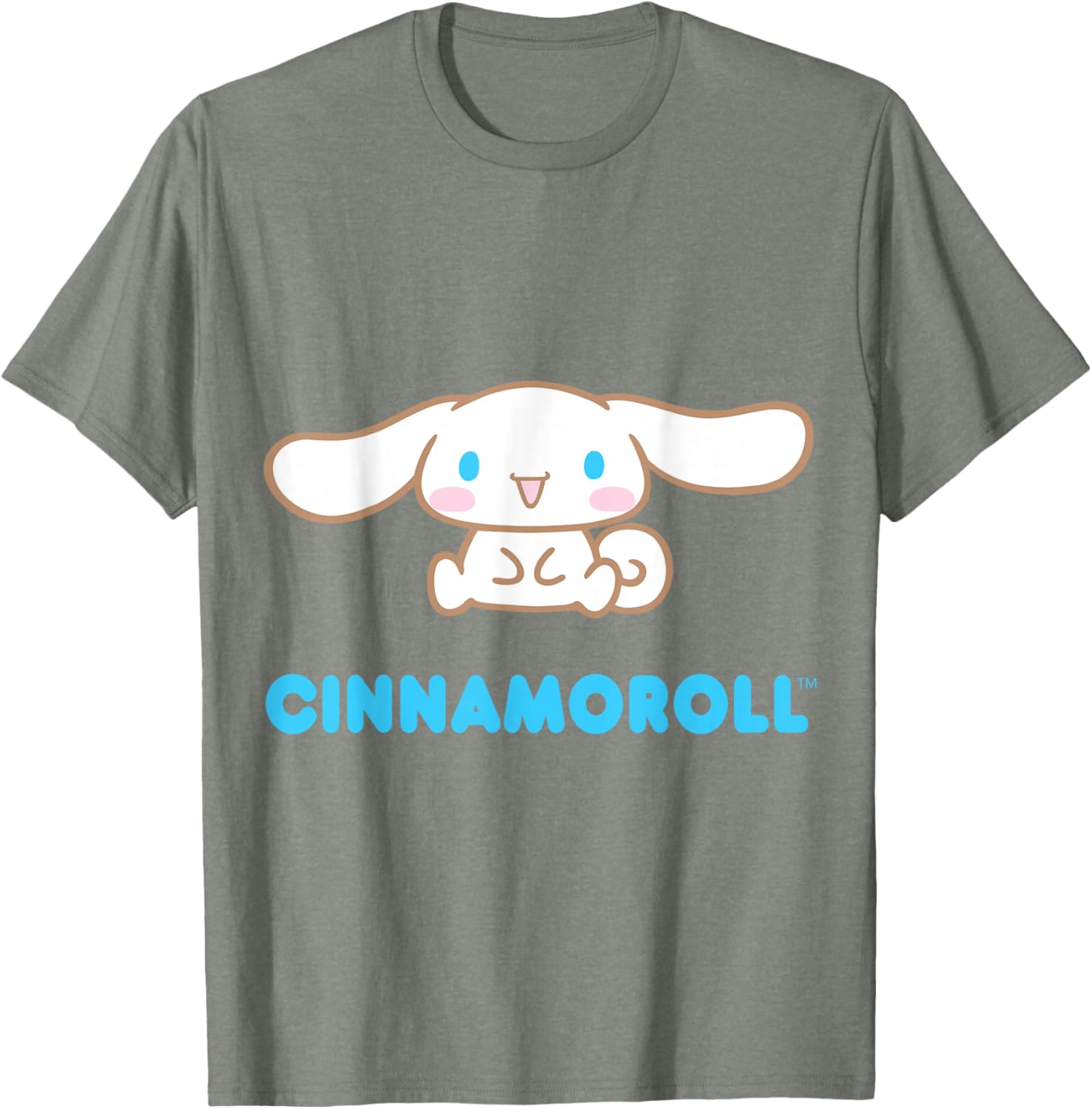 Cinnamoroll Front and Back T-Shirt in Black - Stylish Sanrio Apparel - 15