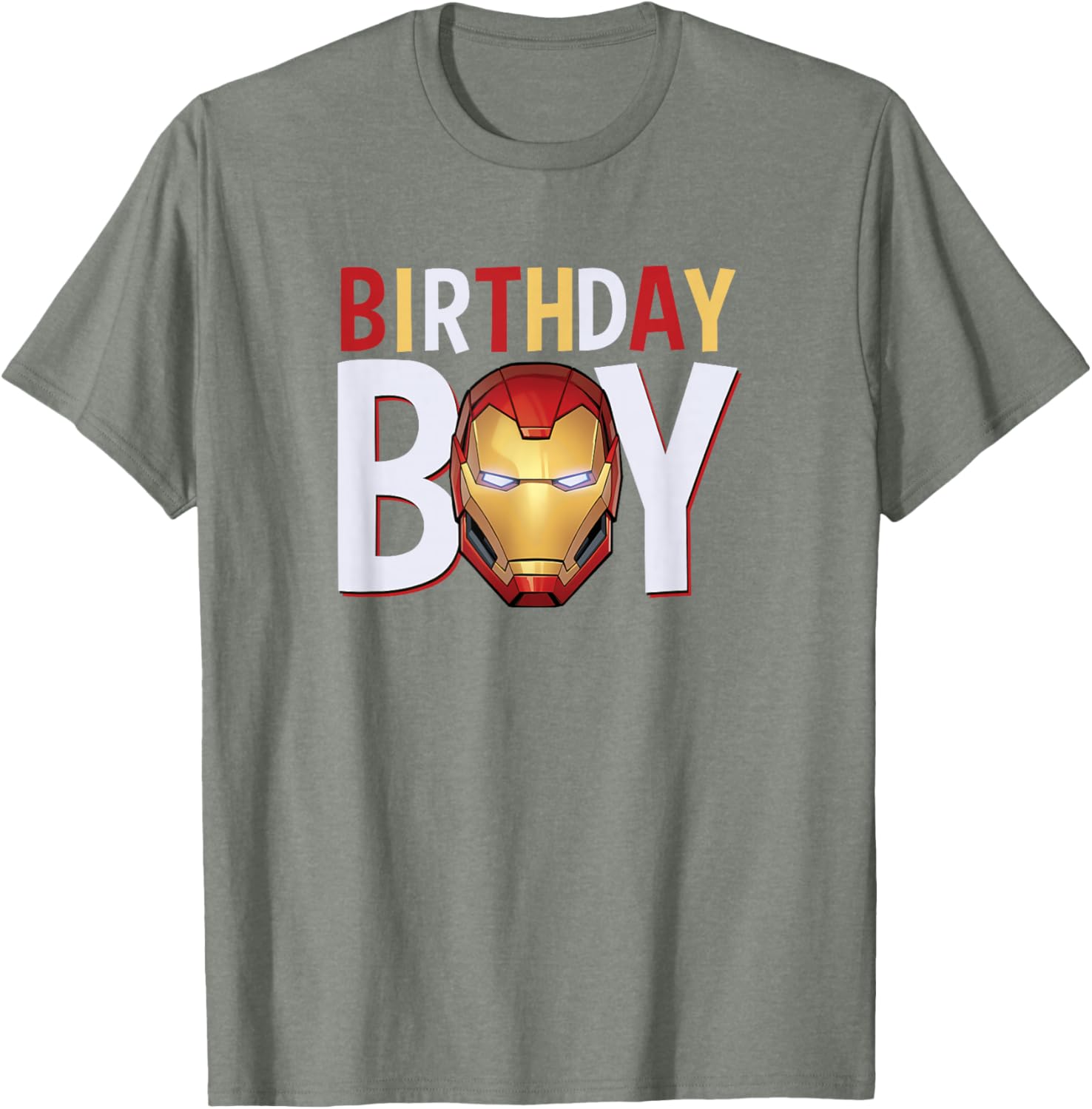 Marvel Avengers Iron Man T-Shirt for Birthday Boys - Cool Superhero Gear - 1