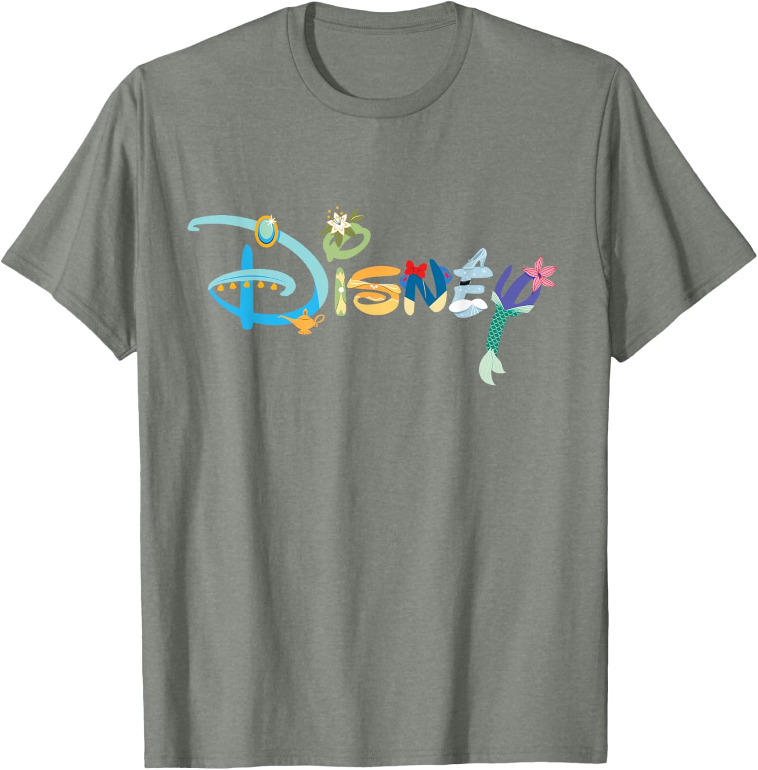 Disney Princess Classic Logo T-Shirt for Kids and Adults, Stylish Gift - 3