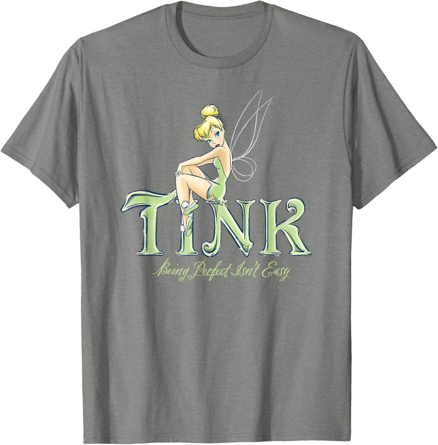 Disney Tinker Bell Perfect Isn't Easy T-Shirt - Cute Peter Pan Apparel - 13