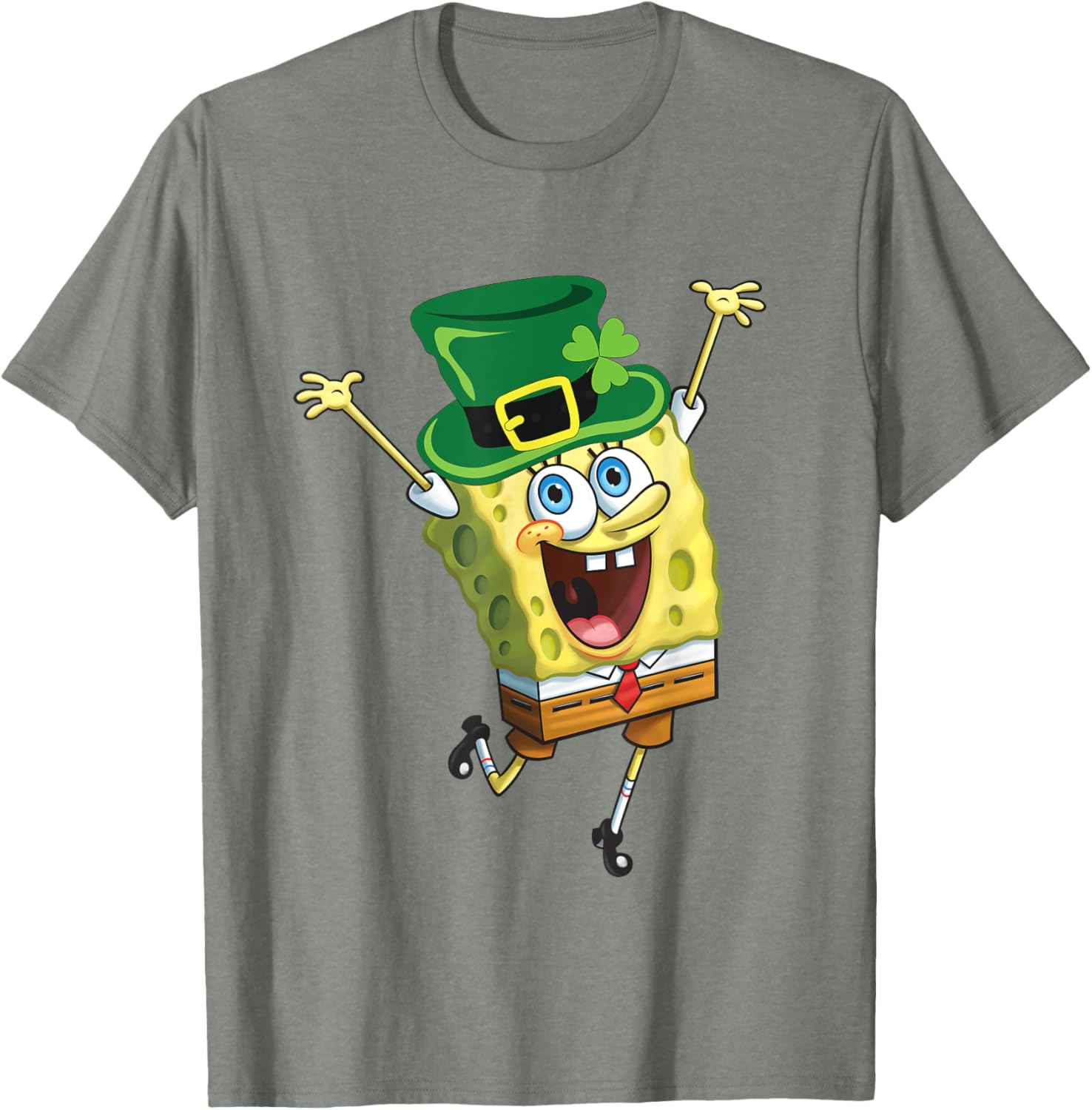 SpongeBob SquarePants St Patricks Day T-Shirt for Fun Festive Style - 18