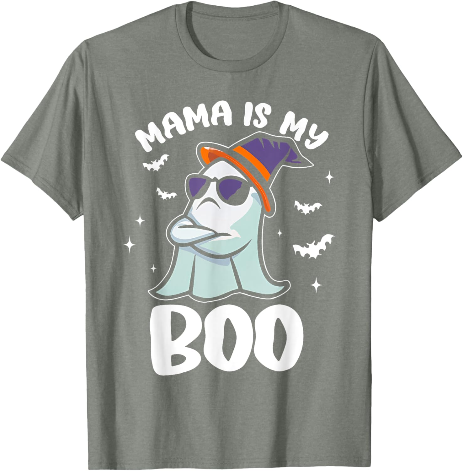 Groovy Mama Is My Boo Halloween T-Shirt for Toddlers and Kids - 3