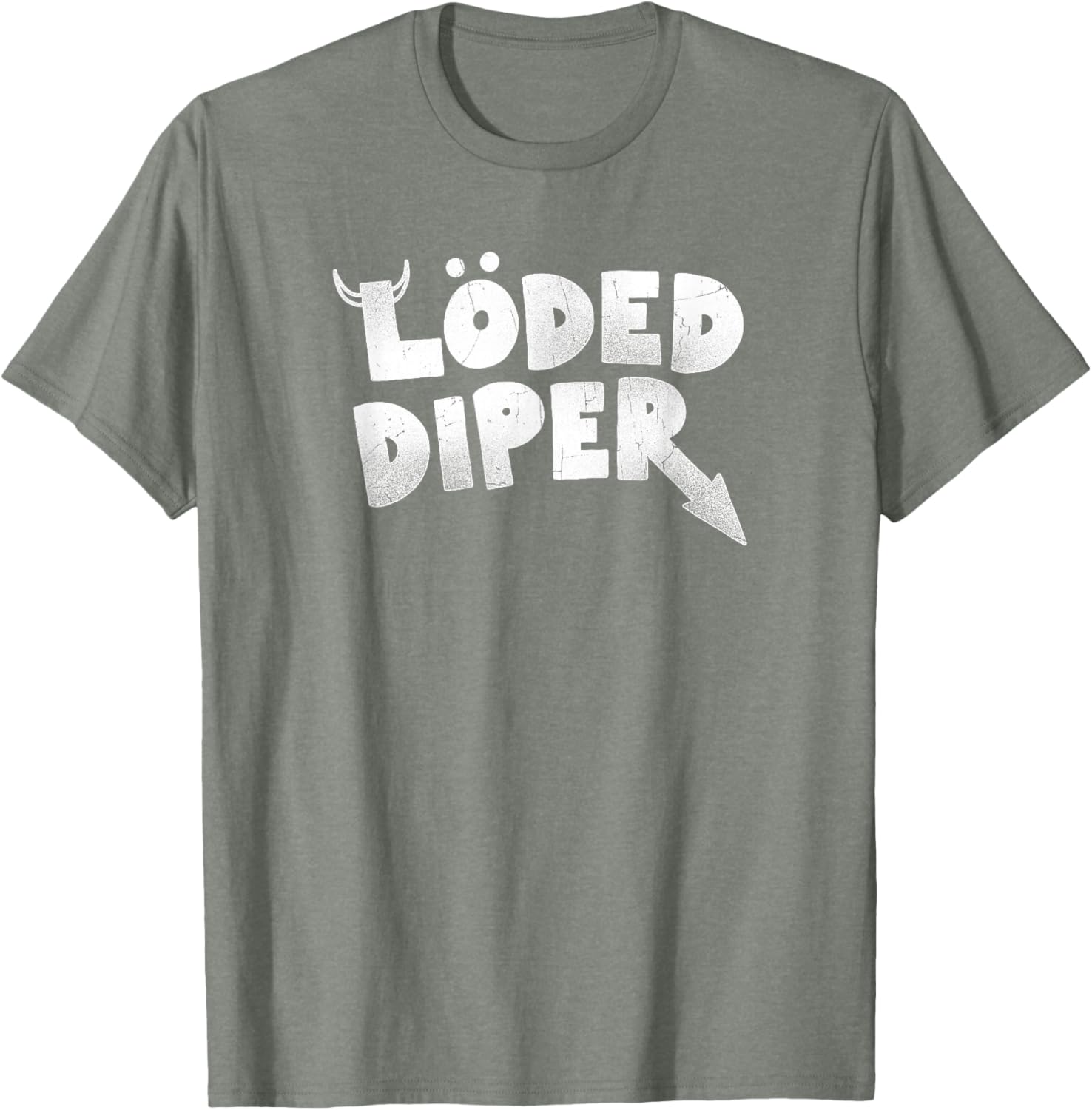 Wimpy Kid LÖDED DIPER Distressed Logo T-Shirt for Fun Style - 3