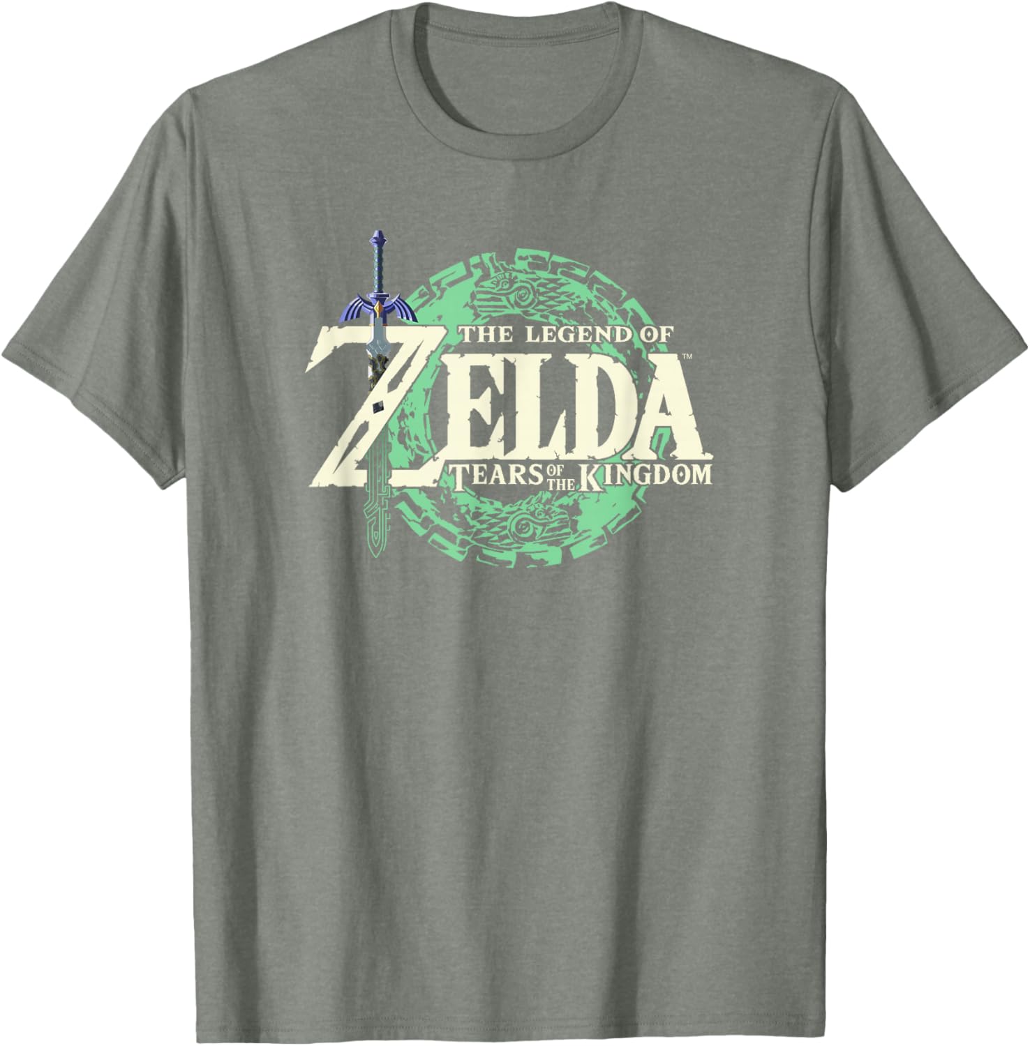 Legend of Zelda Tears of the Kingdom Official Logo Black T-Shirt Small - 6