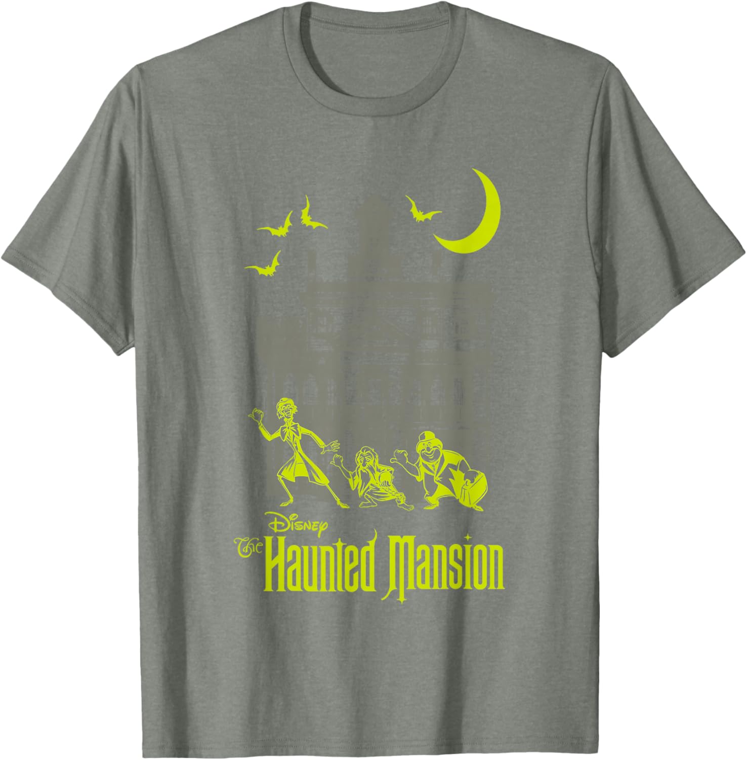 Haunted Mansion Hitchhiking Ghosts Silhouettes T-Shirt for Fans - 3