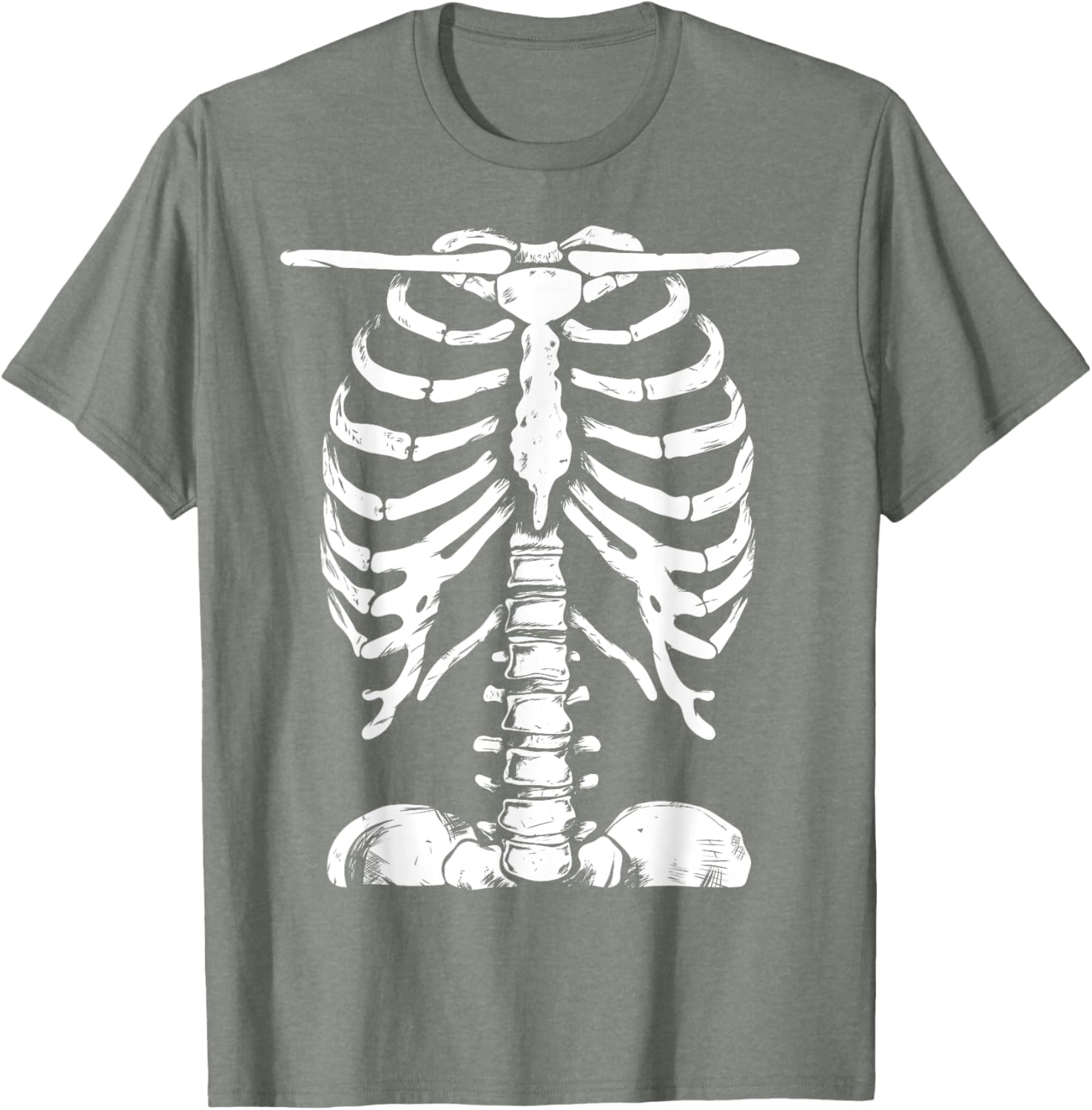 Skeleton Rib Cage Halloween T-Shirt for Men and Women Perfect Costume - 16