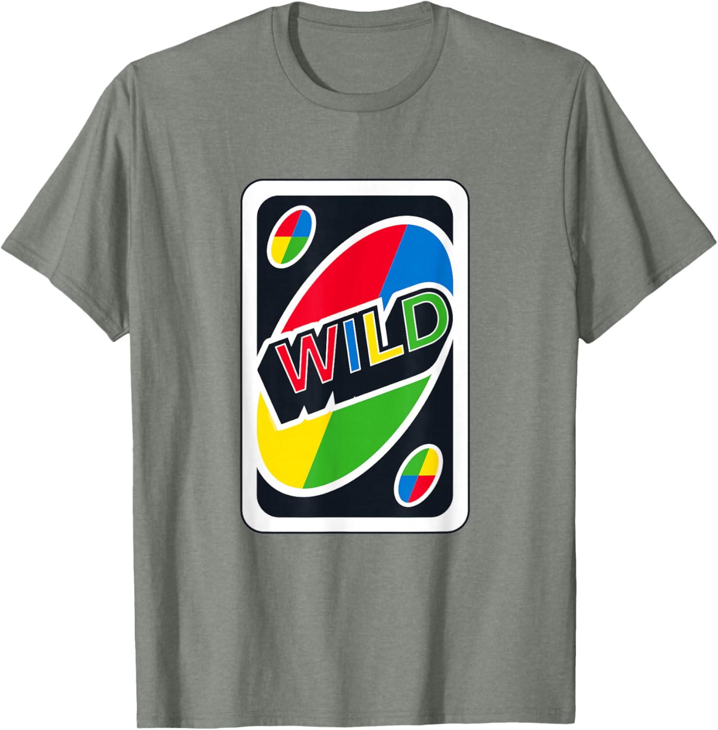 UNO Wild Card T-Shirt Fun Graphic Tee for Gamers and Casual Wear - 3