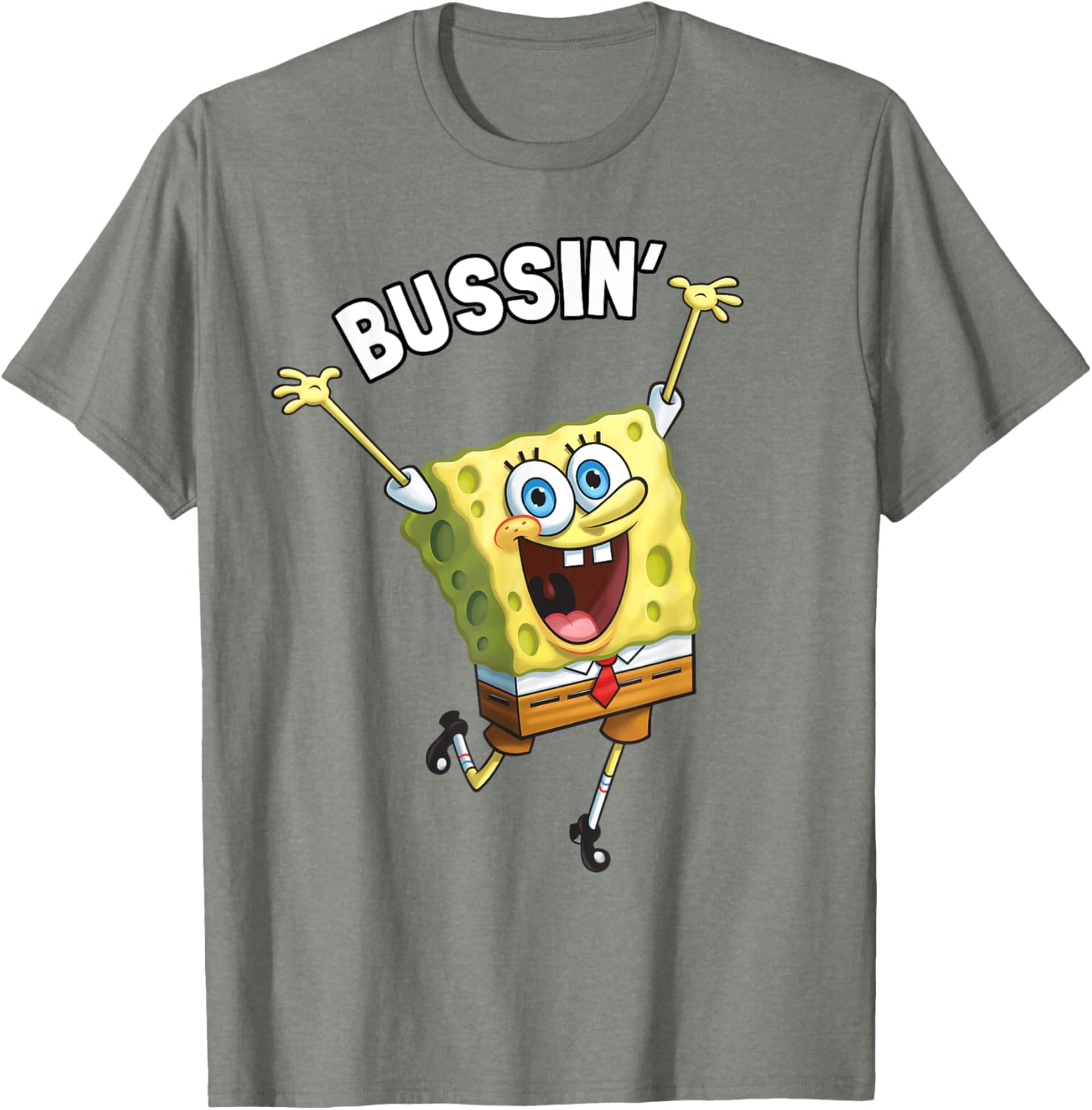 Mademark SpongeBob SquarePants Bussin T-Shirt for Fun and Fashion - 21