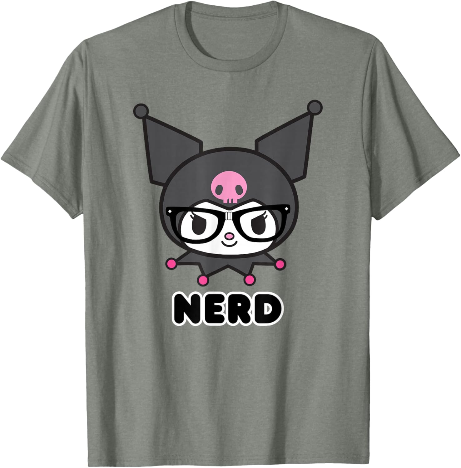 Cute SANRIO Kuromi Nerd Glasses T-Shirt for Fun Fashion Lovers - 10