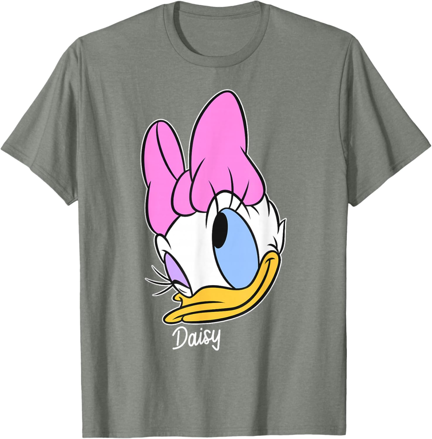 Disney Mickey and Friends Daisy Big Face T-Shirt for Fun Fashion Lovers - 7