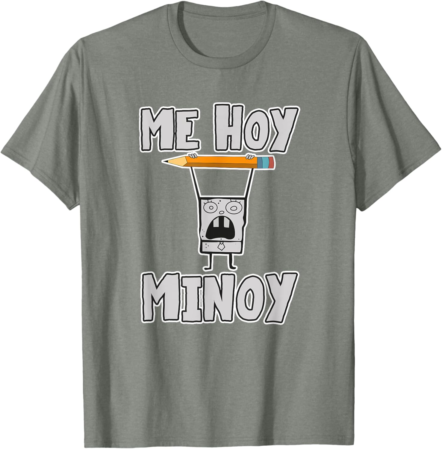 Mademark DoodleBob Me Hoy Minoy T-Shirt - Fun SpongeBob Apparel - 2