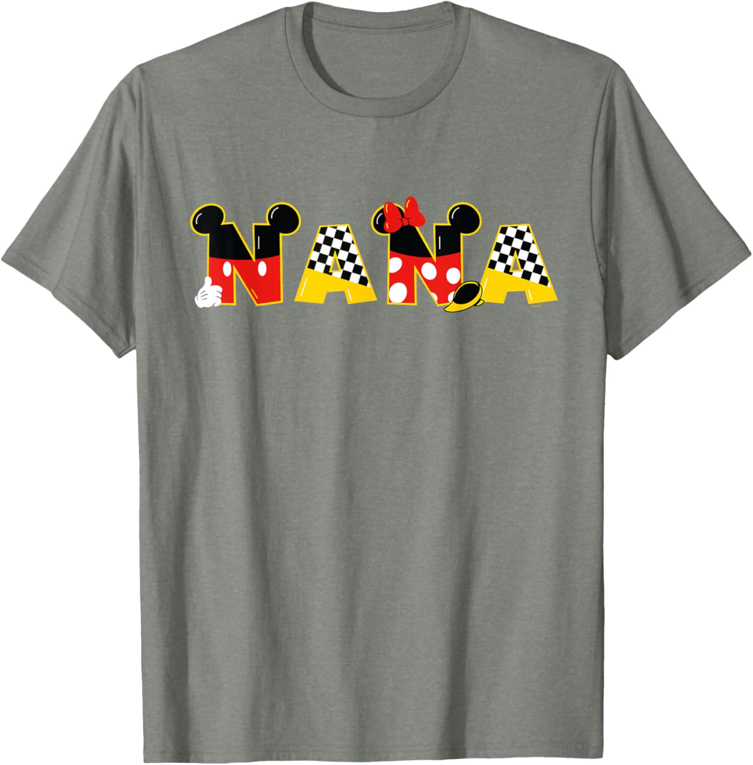 Disney Mickey Minnie Family Trip T-Shirt Perfect Grandma Gift - 1