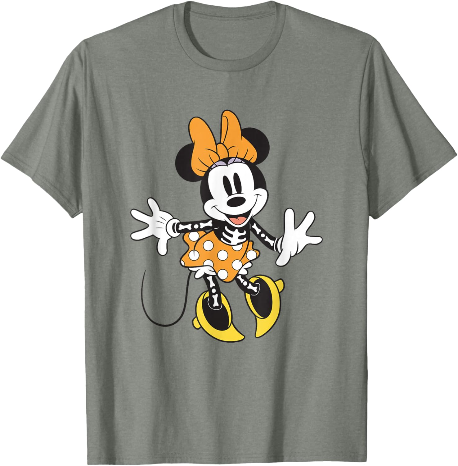 Minnie Mouse Skeleton Halloween T-Shirt for Disney Fans and Trick-or-Treaters - 6