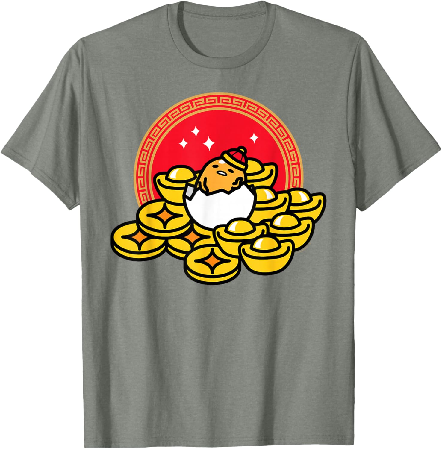 Gudetama the Lazy Egg Lunar New Year T-Shirt for a Festive Celebration - 18