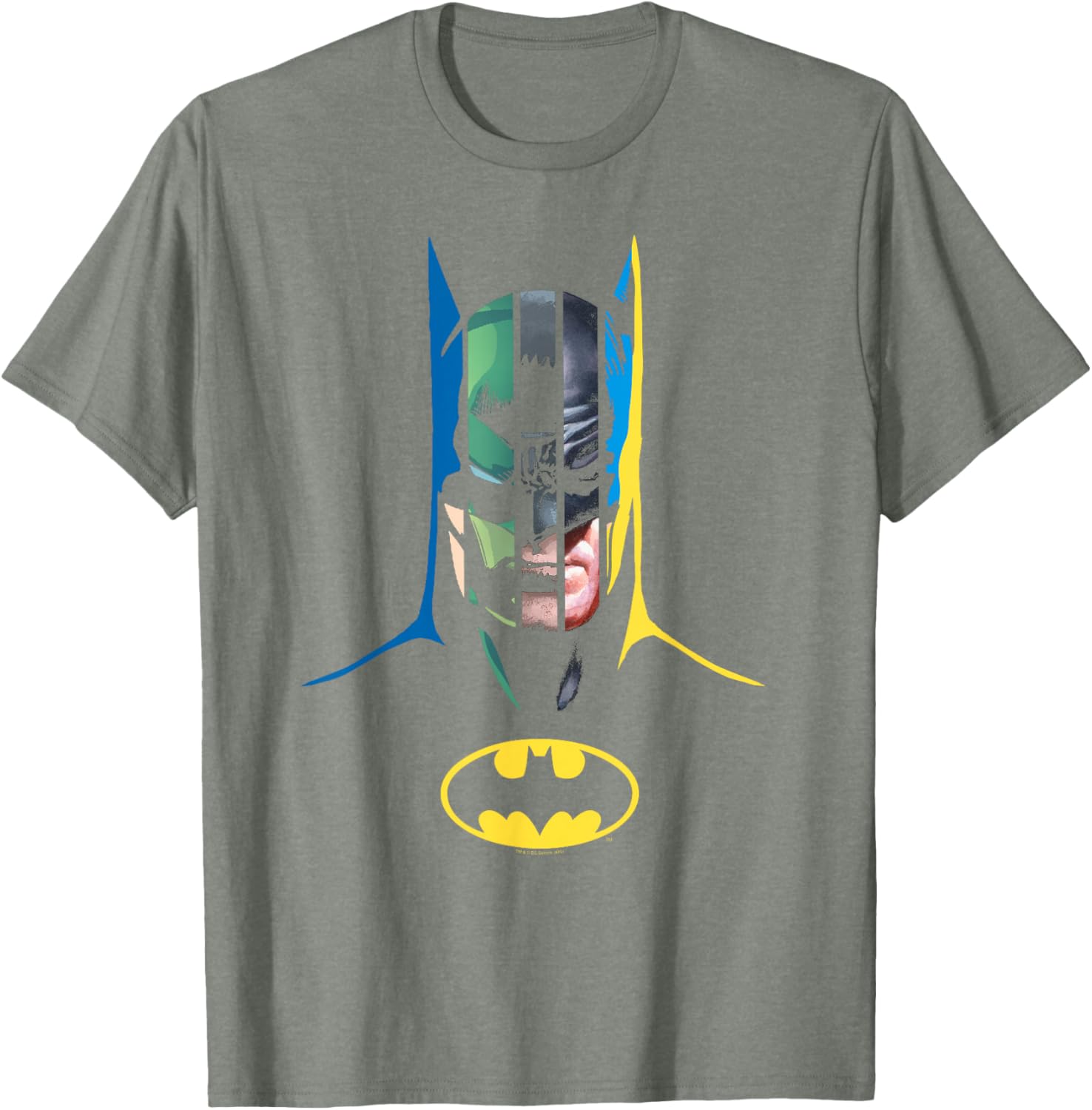 Batman 80 Years Many Faces T-Shirt for Fans of Classic Superheroes - 2