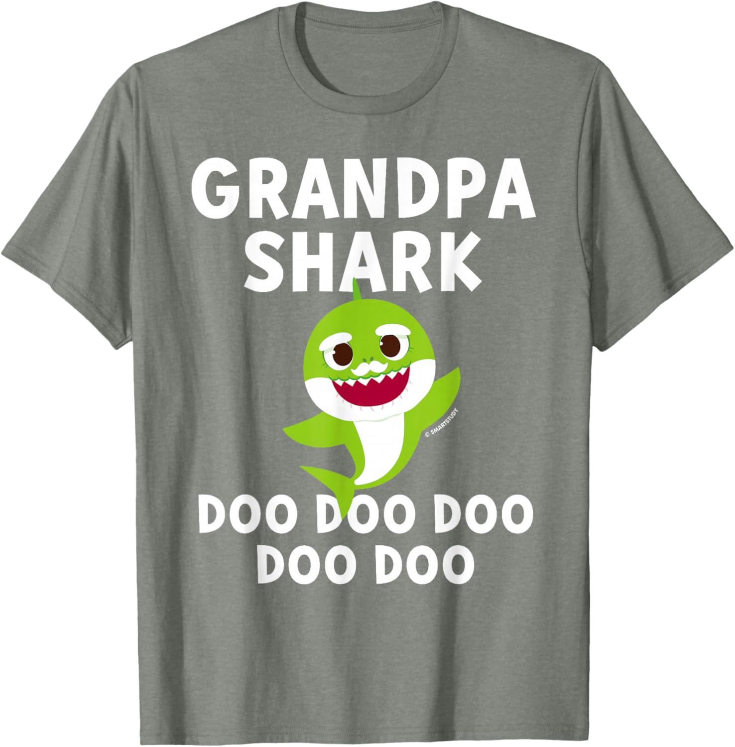 Pinkfong Grandpa Shark Official T-Shirt Fun Cute Kids Apparel - 2