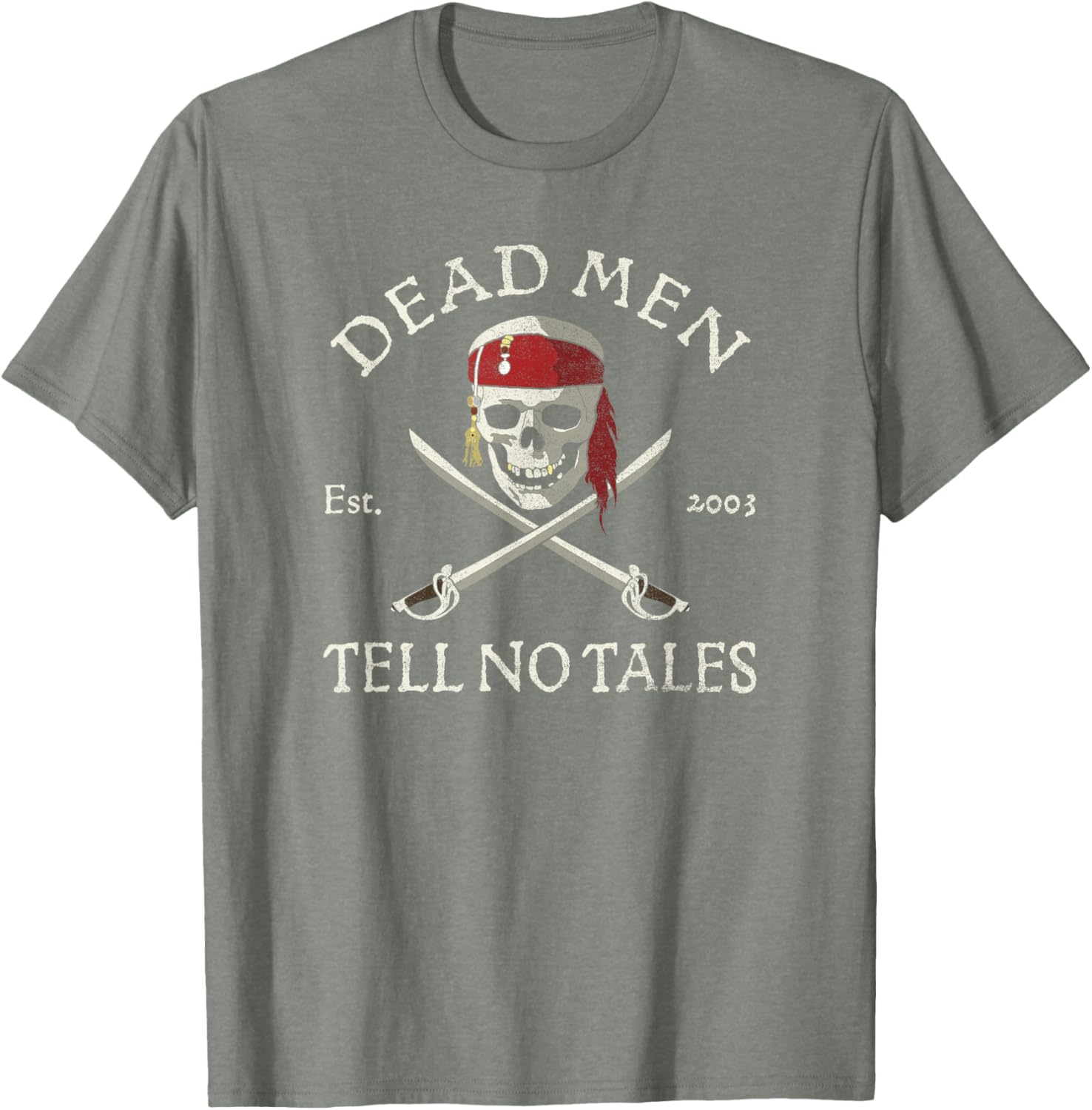 Disney Pirates of the Caribbean Dead Men Tell No Tales T-Shirt for Fans - 2
