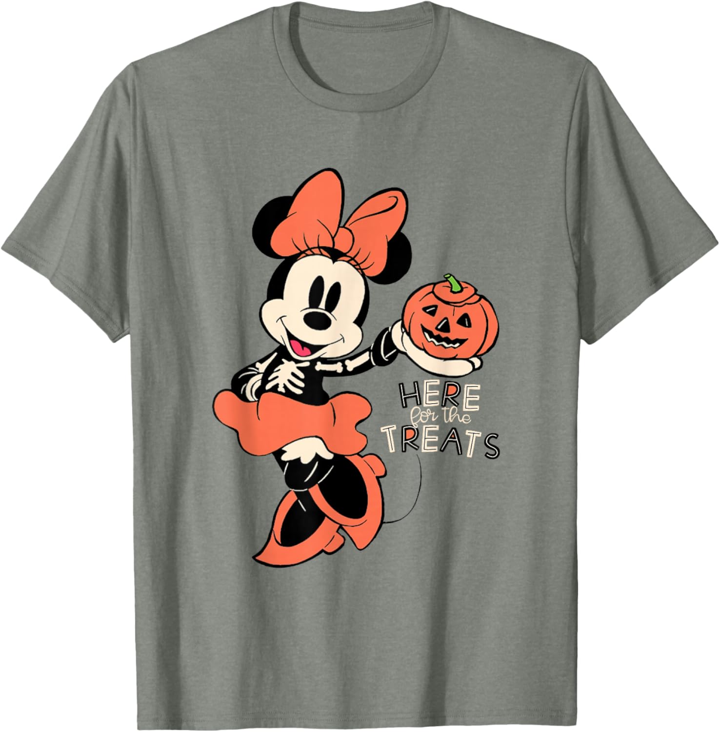 Disney Mickey Mouse Halloween Pumpkin T-Shirt for Kids and Adults - 4