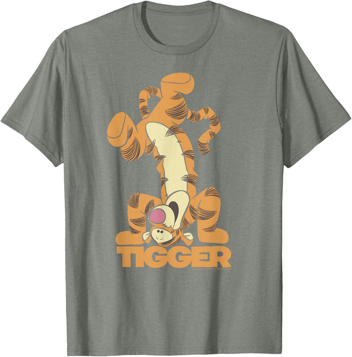 Winnie The Pooh Tigger Upside Down T-Shirt for Fun Disney Fans - 3