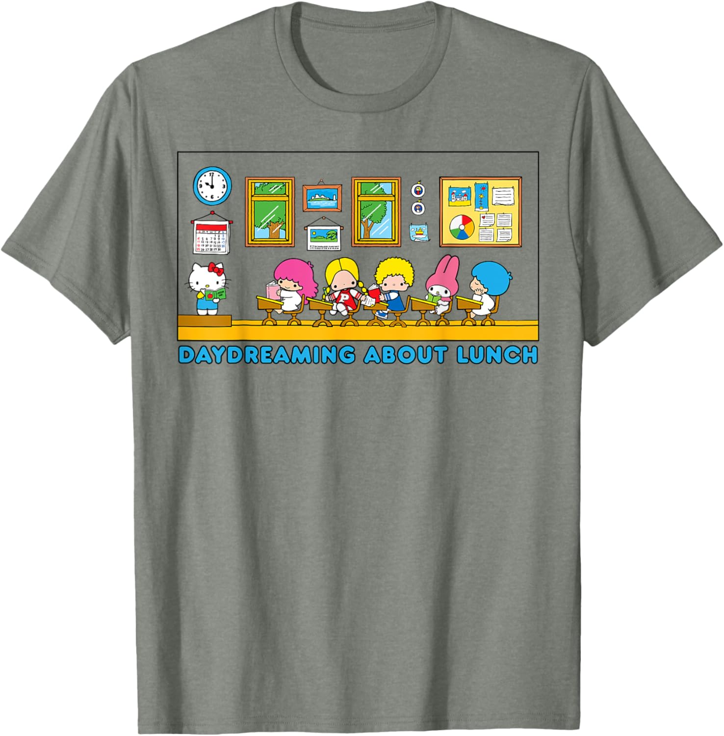 Hello Kitty and Friends Daydreaming Lunch T-Shirt for Fun Outfits - 6