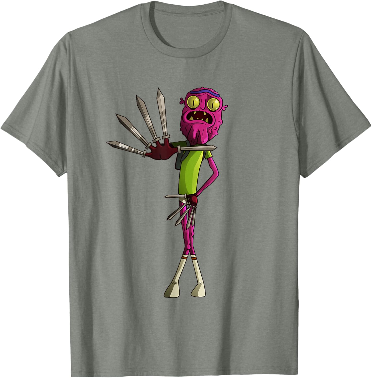 Mademark x Rick and Morty Scary Terry T-Shirt for Fun Fans - 8