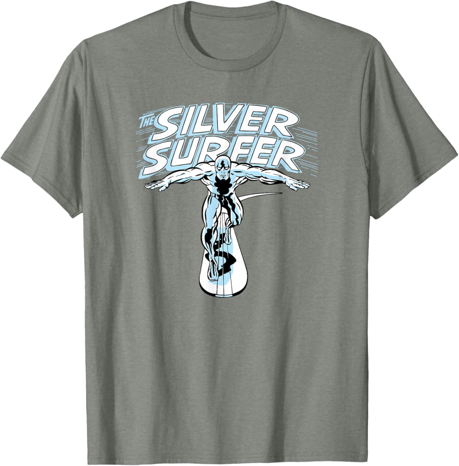 Vintage Marvel Fantastic Four Silver Surfer Portrait T-Shirt for Fans - 4