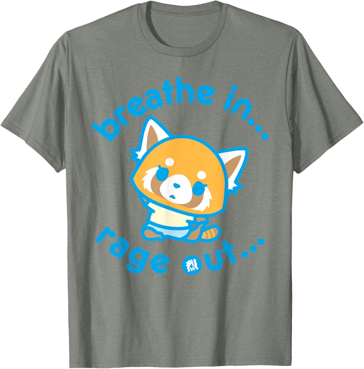 Aggretsuko Yoga Breathe In Rage Out T-Shirt for Fans and Yoga Lovers - 14
