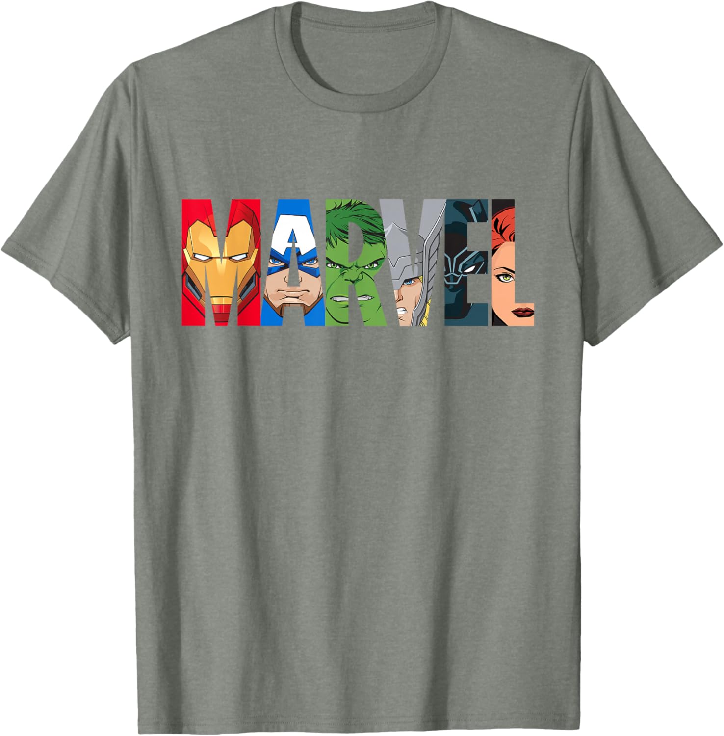 Marvel Avengers Super Heroes Logo T-Shirt for Fans and Collectors - 18
